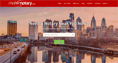 Desktop Screenshot of mobilenotary.com